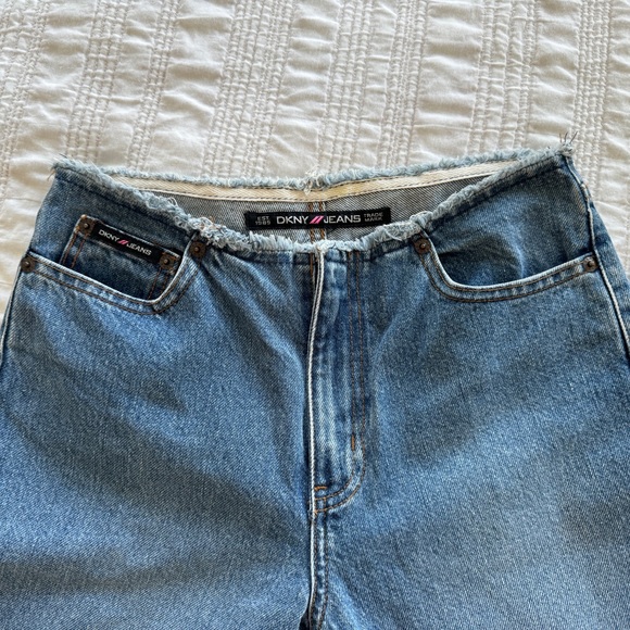Vintage 90s DKNY Embellished Jeans - size 3 - Picture 3 of 9